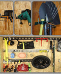 E Track Heavy Duty J Hook Hanger for shovels and tools organization in cargo van or trailer, holds 150 lbs, universal fit