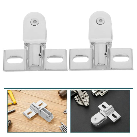 Heavy Duty Glass Shower Door Hinges Set Of 2 Alloy Pivot Hinges For Smooth Operation And Easy Residential Replacement Hardware