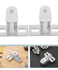 Built Tough Pivot Hinges For Frameless Glass Shower Doors With Upper And Lower Clamp Alloy Construction Easy Glide
