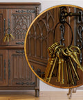Skeleton Key Set Reproduction For Antique Furniture Cabinet Doors And Dresser Drawers Vintage Lock Keys 12 Piece Classic Barrel And Bit
