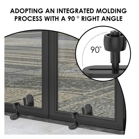 Full Extension Drawer Slides 6 Pieces Set with Heavy Duty Carbon Steel Bottom Roller Kit, 90° integrated molding detail