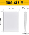 Beat The Chill Snuggly With These Self Stick Door Corner Seal Pads Weatherstripping Tape Kills Drafts Noise And Dust Easy DIY Home Insulation Fix Black White 16 Pack size 2x1.55 inches