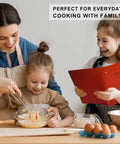 Family cooking with Leather Recipe Book With Index Pages And Templates, The Ultimate Recipe Notebook For Recording Your Own Dishes.