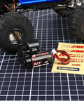 Upgraded 180 Motor And 32T Metal Gearbox Transmission For FMS 1 To 24 FCX24 Power Wagon Smasher V2 Monster Truck Black