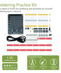 LED Soldering Kit For Adults DIY Electronics Project To Build A Moving Light Follow Light With Axis Movement Speed Control Via Potentiometer Learn STEM Hands On And Have Fun components layout.