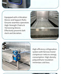 Industrial Grade Pro Gear Stainless Steel Iqf Tunnel Freezer built tough showing control panel and insulation suitable for food processing.
