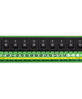 Din Rail Mount 12 Channel Rocker Switch DC Power Distribution Strip Module A Workhorse Power Board for Industrial Control Panels
