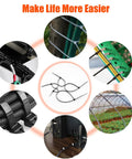 12 Inch Heavy Duty Zip Ties With 50 Lbs Tensile Strength Self Locking Nylon Cable Ties For Indoor And Outdoor Use Bulk Pack Includes 1000 Black And 100 White Ties With Mount Clips 10 Pack Built To Last For Any DIY Project shown in various uses