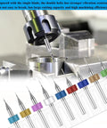 30 Pcs Micro Drill Bit Set For Rotary Tools With Tungsten Carbide Spiral Flute Bits 0.1mm To 1.0mm Ideal For PCB Drilling