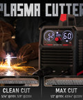 60 Amp Plasma Cutter With Blowback Start And Non Touch Pilot Arc Digital Display DC Inverter