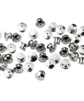 Locking Pin Backs Set 30 Pieces With Storage Case For Jewelry Making Nickel Plated Copper Reusable Clip Clasps scattered view