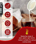 Six Pack Instant Read Meat Thermometers With Probes For BBQ And Cooking Digital Kitchen Thermometers