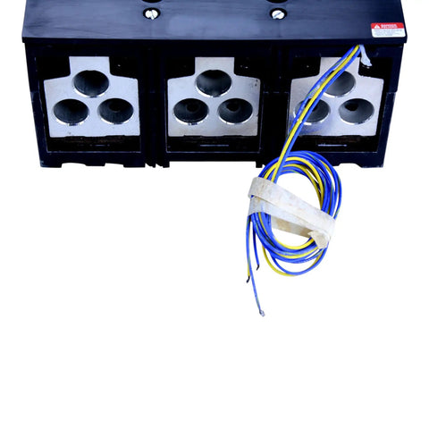 Job Site Ready Three Pole MAL Type Thermal Magnetic Circuit Breaker 700 Amp with wiring connectors for heavy duty power protection.