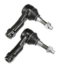 2 Pack Front Outer Tie Rod End Links Kit For Ford F 150 2004 2008 And Lincoln Mark LT 2006 2008 Premium OEM Replacement ES3691 Steering Suspension Upgrade, black steel