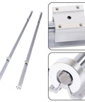 Heavy Duty Linear Guide Kit With 2200mm Rails And 16mm Stop Collars, Includes Four 16mm Bearing Blocks For Smooth CNC And 3D Printer Motion