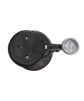 Top view of 400A Anti-Siphon Universal Toilet Tank Fill Valve Black showing installation components.