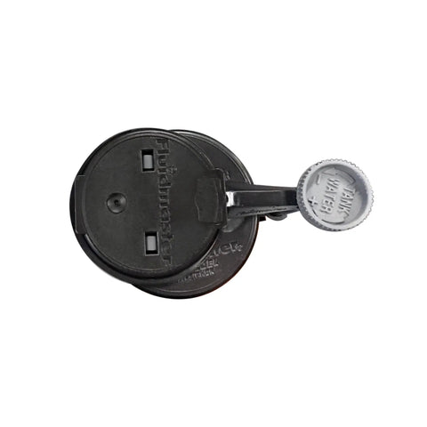 Top view of 400A Anti-Siphon Universal Toilet Tank Fill Valve Black showing installation components.