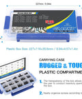 510 Piece Metric M3 M4 M5 Alloy Steel Socket Cap Screws And Nuts Kit with Hex Head Flat Head Bolts in Transparent Box