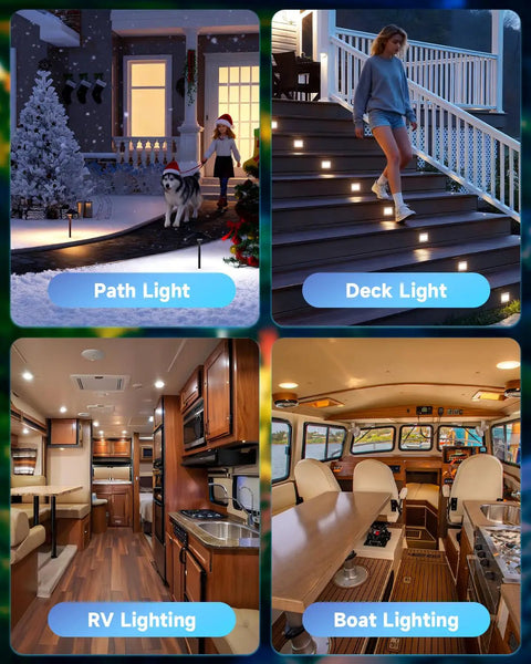 Bright T5 Wedge Base LED Bulbs 12V 1.5W For 194 921 912 T10 Landscape Lights RV Camper Boat Dome Light Warm White 2700K usage examples