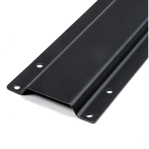 Heavy Duty Workbench Stringer In Matte Black Steel Measuring 72 Inches Wide By 6 Inches Tall With Quick Install Holes Plus Full Hardware Kit For Rock Solid Shop Frames That Make Garage Build Outs A Sweet No Stress Affair
