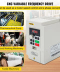 3KW 220V Variable Frequency Drive VFD For 1 Or 3 Phase Input And 3 Phase Output, 0 To 1000 Hz Speed Control