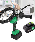 Huge 4 Wheel Drive Electric Wire Threader With Adjustable Speed And Battery featuring a brushless motor and 88v battery pack.