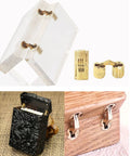 Hidden Brass Barrel Cabinet Hinges Set 10 Pack 0.4 Inch 10mm concealed 180 degree opening on clear and wooden surfaces