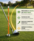 Magnetic Golf Alignment Rods for Instant Swing Feedback, Visualize Upright, Flat, or Square Lie Angles with a Pro Grade Face Pointer