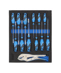 TS-308 Tool Assortment in Check Tool Modules 308-Piece Set With Metric Tools and Two-Color Foam Inserts, screwdrivers and pliers