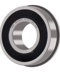 XiKe flanged ball bearing, ID 3/4 in, OD 1-3/8 in, metal housing with black seal