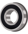 4 Pack Flanged Ball Bearings 0.75 Inch ID By 1.375 Inch OD, Chrome Steel, Sealed Bearings That Preserve Grease, Rugged Pro Grade Heavy Duty Set For DIY Projects, Machinery, And Industrial Applications.