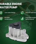 No Sweat Engine Water Pump For 2011 To 2015 Kia Sportage Optima Sorento And 2013 To 2016 Hyundai Santa Fe Sport Gas Engines Only with durable construction.