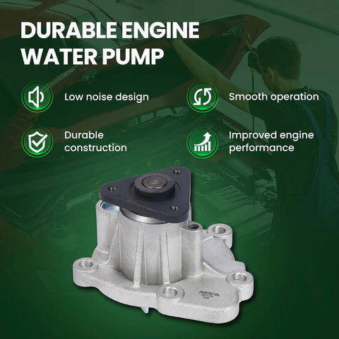 No Sweat Engine Water Pump For 2011 To 2015 Kia Sportage Optima Sorento And 2013 To 2016 Hyundai Santa Fe Sport Gas Engines Only with durable construction.