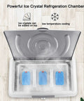 Powerful Ice Crystal Refrigeration Chamber for the Hella Smooth Evaporative Air Cooler portable 3 speed swamp fan with ice packs.
