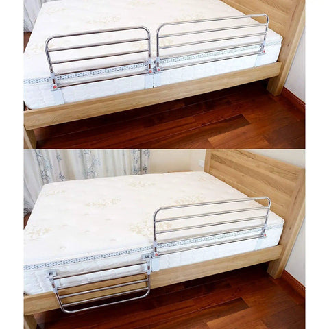 Foldaway Bed Safety Rail With Quiet Easy Grab Guard For Seniors And Adults No Fuss Bedside Handrail for 90cm mattress