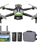 Get That Fresh 4K Drone With Camera For Adults Featuring A Nifty 5 Inch FPV Touchscreen For Smooth Flight Control Plus Smart GPS Auto Return And Follow Me Modes Ready To Capture Epic Shots Anytime, with remote and batteries.