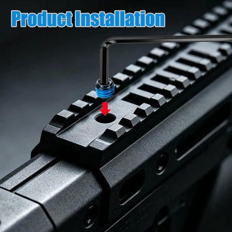 30 Piece Plug Set Screw Kit With Hex Wrench For Handgun Optics Cutouts One Eighth Inch Length Includes 6-48 8-40 10-32 Screws 10 Pieces Each For Secure Receiver Fit And No Sweat Install, black plug screw in optic cutout