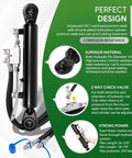 Heavy Duty Hydraulic Top Link Cat 1-1 With Locking Block And Two Hoses, 18 1/8 To 26 3/8 Inch Cylinder, 3/4 Inch Pin, 2-Way Check Valve