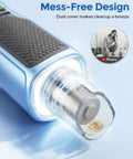 Premium 7 Speed Quiet Pet Nail Grinder For Dogs And Cats Featuring Low Vibes And A 360 Degree Led Ring For Super Easy Gnarly Claw Trimming At Home with dust cover.