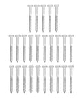 Heavy Duty M8x70mm Wood Hex Lag Screws Self Tapping For Carpentry No Pre Drill Needed In 304 Stainless Steel With Half Thread