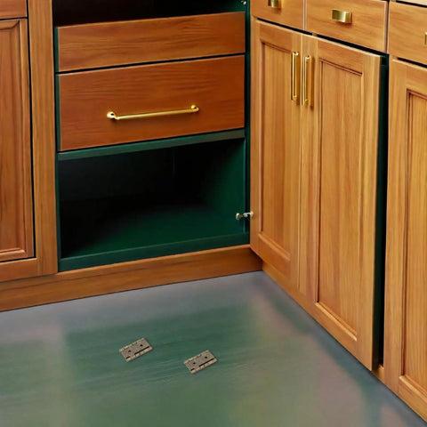 Heavy Duty Double Folding Door Hinges For Room Dividers And Partition Screens, Cold Rolled Steel, Rust Proof, Easy Mounting on wood cabinet door