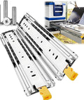 Heavy Duty Locking Drawer Slides 32 Inch Full Extension Ball Bearing Side Mount Glides Tough As Nails Built To Last 500lb Load