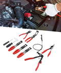 Heavy Duty Hose Clamp Pliers Set With Ergonomic Rubber Handles Built For Tough Automotive Repairs And Versatile Maintenance Jobs Using Durable Steel Construction For Maximum Power And Long Lasting Performance, set of 9 tools