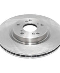 Front vented brake rotor designed for late model applications with high metallurgical castings and multi vane design for superior heat dissipation consistent braking power and durable daily driver performance.