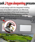 Audi Inner Sun Visor Clips 2Pack installed in car, showing hook design for secure sunshade