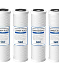 4 Pack Replacement Carbon Block Water Filter Cartridges For GE GXWH04F GXWH20F GXWH20S GXRM10 Coconut Shell Activated Carbon 5 Micron