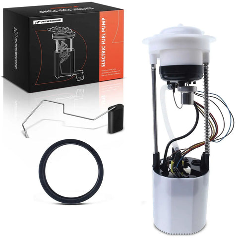 Upgraded Reliable Electric Fuel Pump Module Assembly Direct Fit For Audi Q5 And Sq5 2013 To 2014 showing pump, tools, and package.