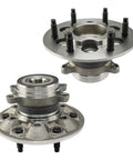 Front Wheel Bearing Hub Assembly Pair For 2009-2012 Chevy Colorado 4WD And GMC Canyon 4WD, 6 Lug, Drop-In Replacement, Durable Bearings