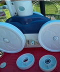 Idler Wheel Kit for Polaris Pool Cleaners C16 With Ball Bearing C60 Screw C55 And Washer C64, pool cleaner parts displayed
