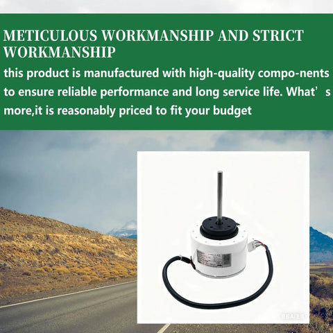 Brushless DC Air Conditioning Motor 310V 58W 1350RPM CCW With Five Wires Replacement For Midea Inverter Indoor Units
